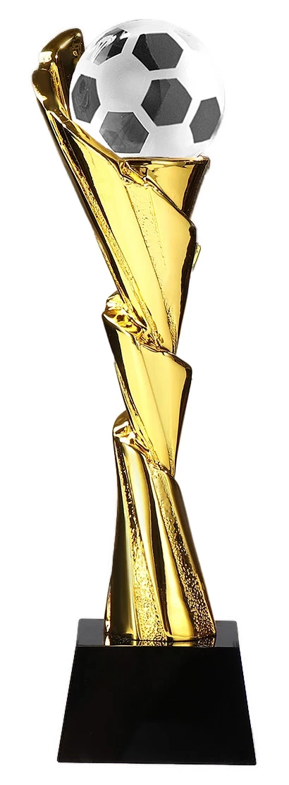 Trophäe Resin Fußball Gold