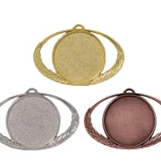 Medaille Gold Silber Bronze neutral