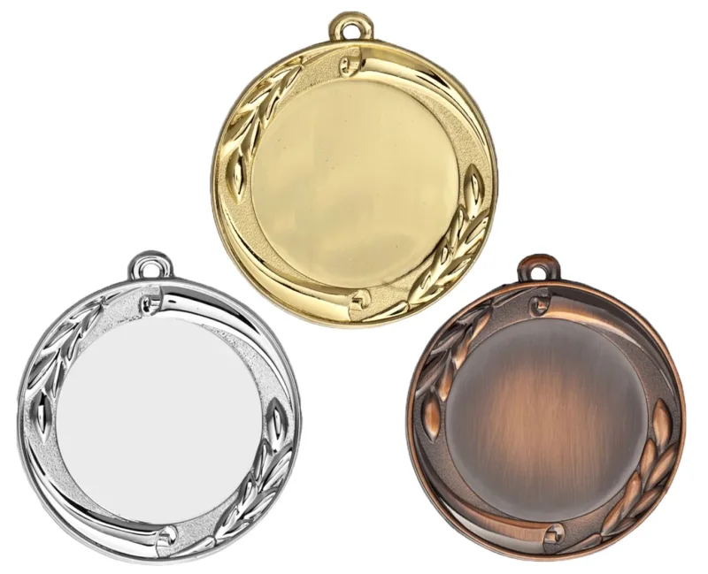 Medaille Gold Silber Bronze neutral