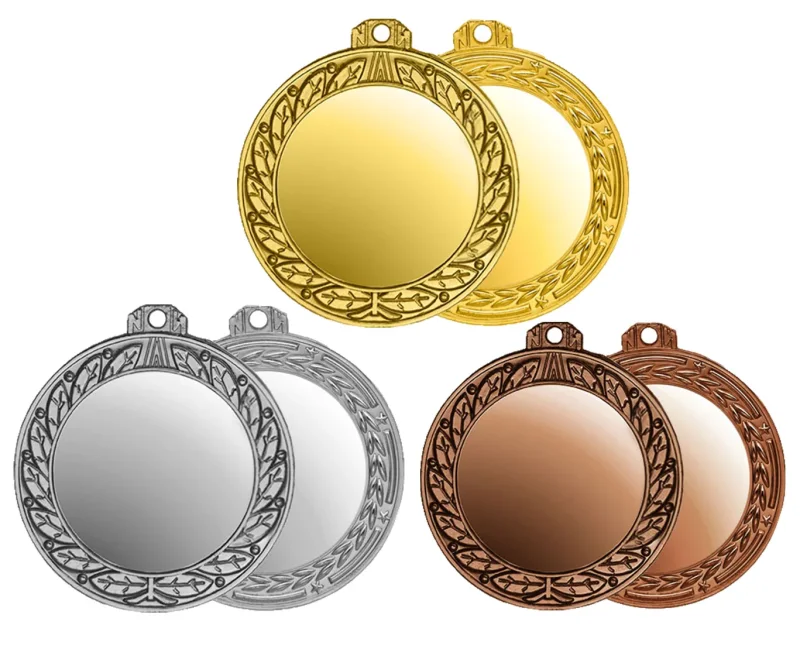 Medaille Gold Silber Bronze neutral