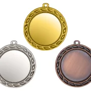 Medaille Gold Silber Bronze neutral