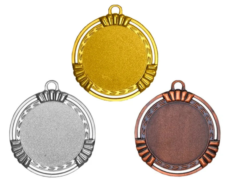 Medaille Gold Silber Bronze neutral