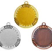 Medaille Gold Silber Bronze neutral