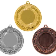 Medaille Ø 40 mm in  Gold, Silber und Bronze