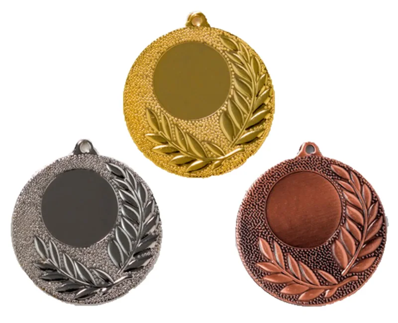 Medaille Ø 40 mm in  Gold, Silber und Bronze