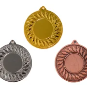 Medaille Ø 40 mm in  Gold, Silber und Bronze