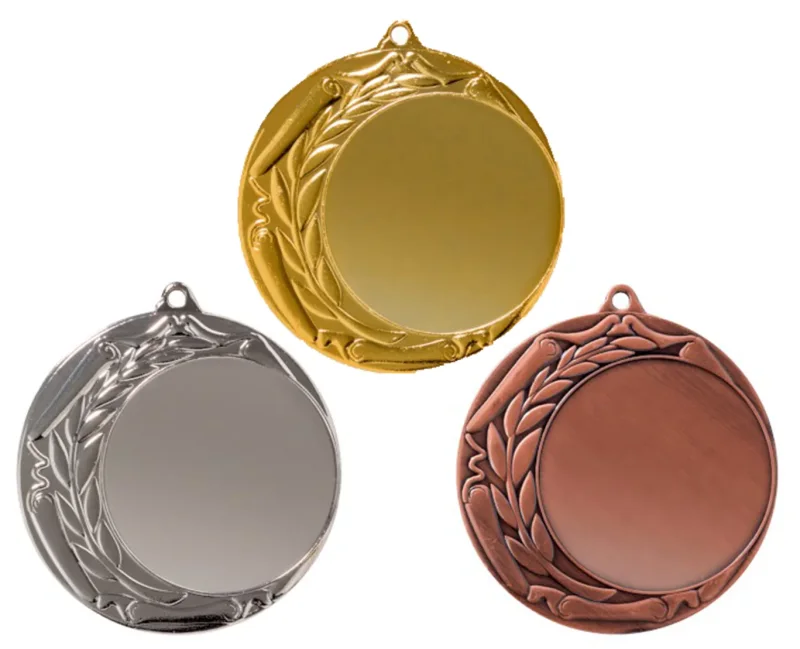 Medaille Ø 70 mm gold silber bronze