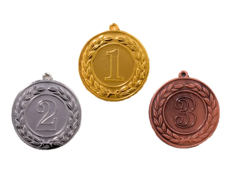 Medaille Ø 40 mm in  Gold, Silber und Bronze