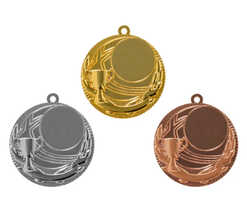 Medaille Ø 40 mm in  Gold, Silber und Bronze