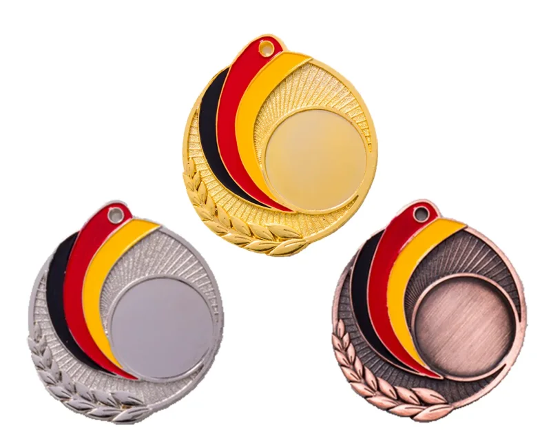 Medaille Ø 40 mm in  Gold, Silber und Bronze
