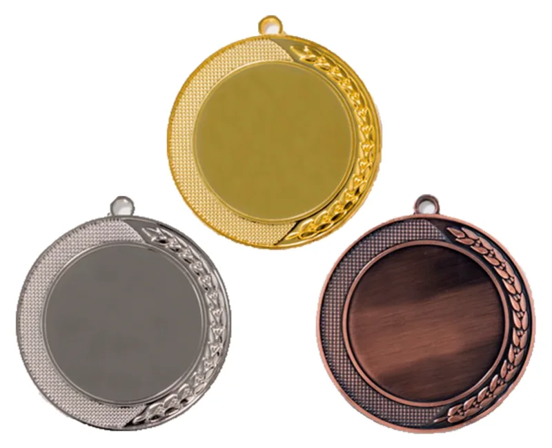 Medaille Gold Silber Bronze neutral