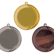 Medaille Gold Silber Bronze neutral