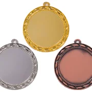 XXL Medaille in Gold, Silber und Bronze