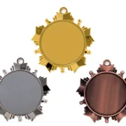 Medaille Gold Silber Bronze neutral
