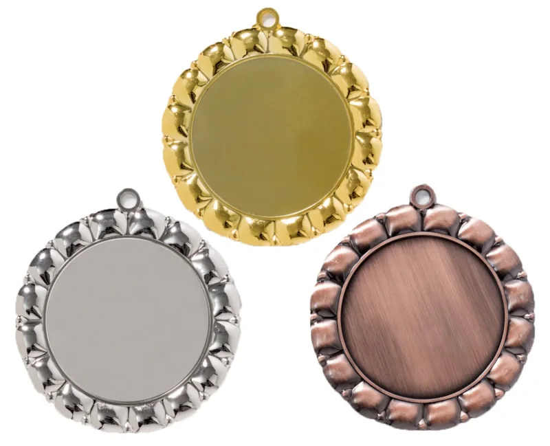 Medaille Gold Silber Bronze neutral