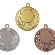 Medaille Ø 40 mm in  Gold, Silber und Bronze