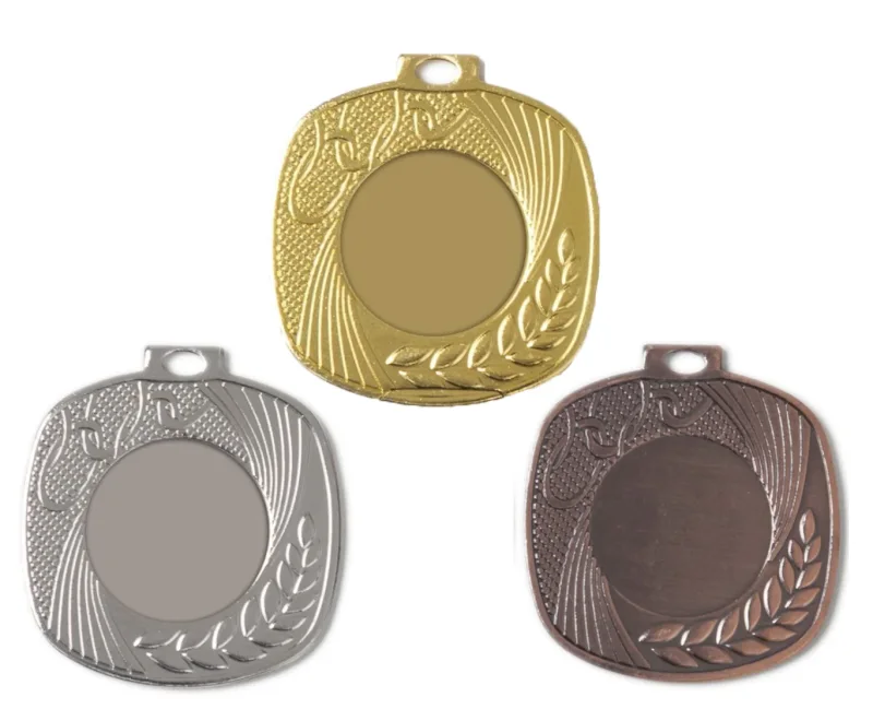 Medaille Ø 40 mm in  Gold, Silber und Bronze