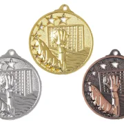 Fußball Medaille gold silber bronze