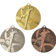 Fußball Medaille gold silber bronze