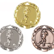 Frauenfußball Medaille gold silber bronze