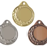 Medaille Ø 40 mm in  Gold, Silber und Bronze