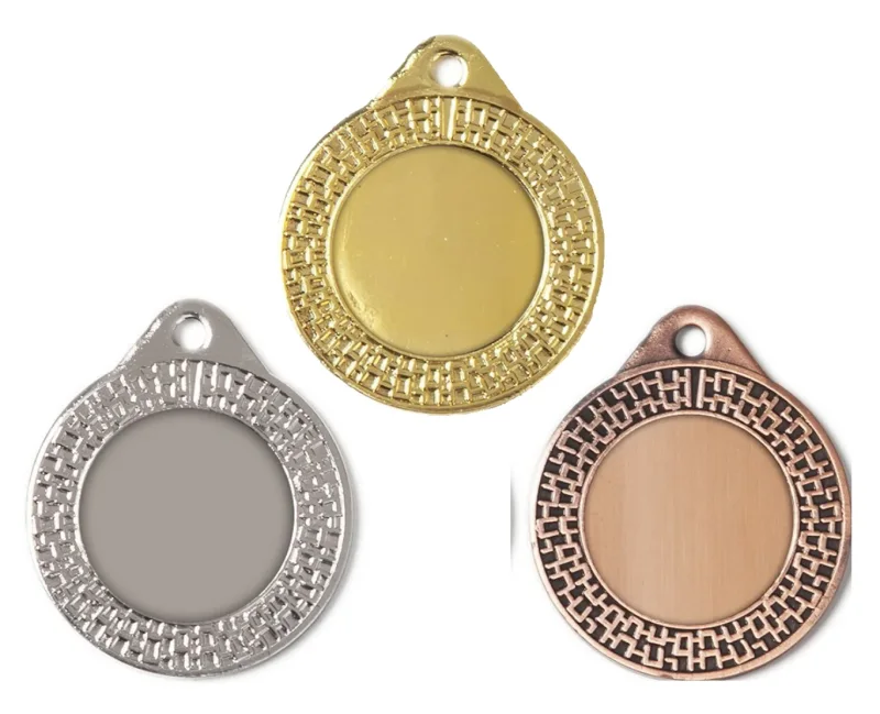 Medaille Ø 40 mm in  Gold, Silber und Bronze