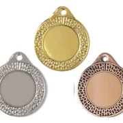 Medaille Ø 40 mm in  Gold, Silber und Bronze
