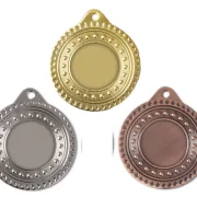Medaille Ø 40 mm in  Gold, Silber und Bronze