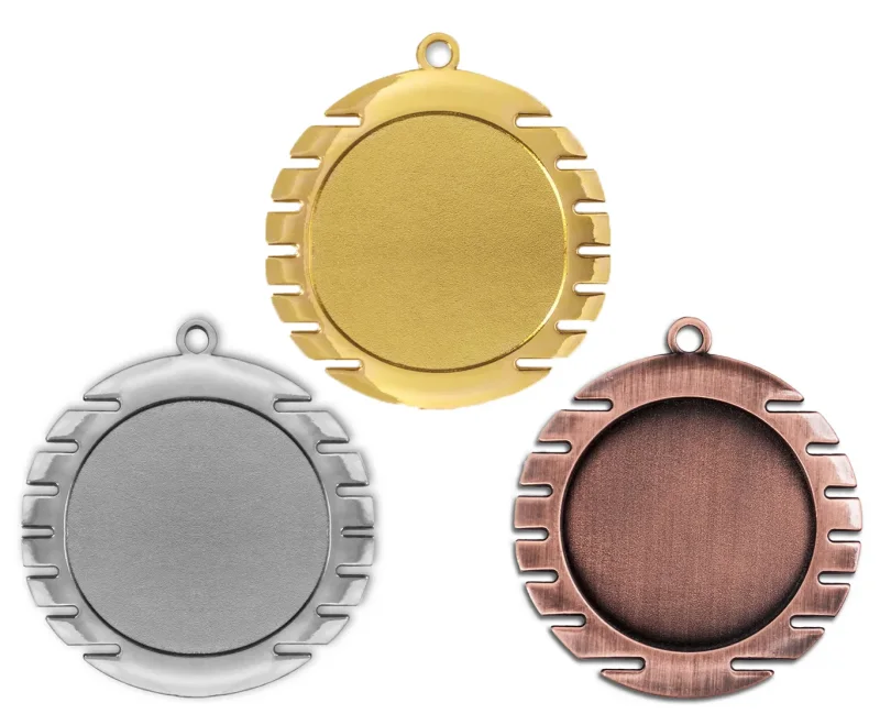 Medaille Gold Silber Bronze neutral
