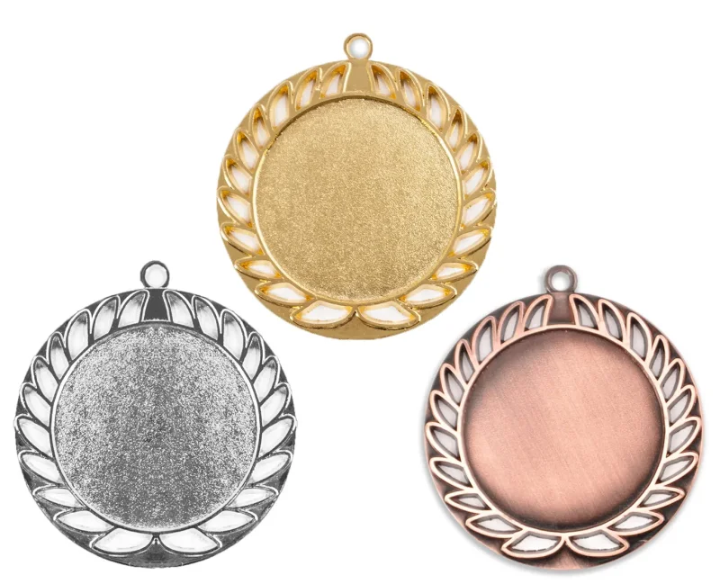 Medaille Gold Silber Bronze neutral