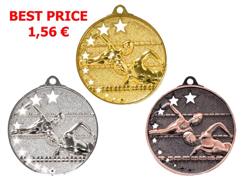 Fußball Medaille gold silber bronze