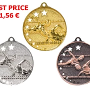 Fußball Medaille gold silber bronze
