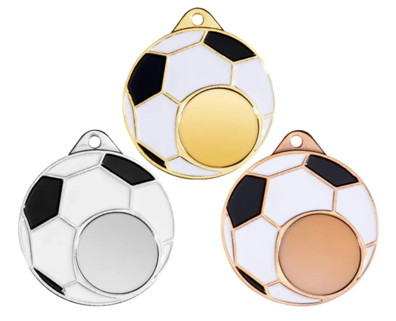 Farbige Medaille Fußball