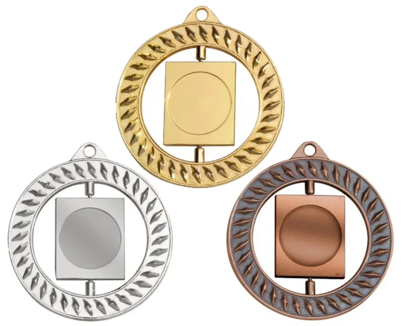 Medaille Gold Silber Bronze neutral