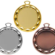 Medaille Gold Silber Bronze neutral
