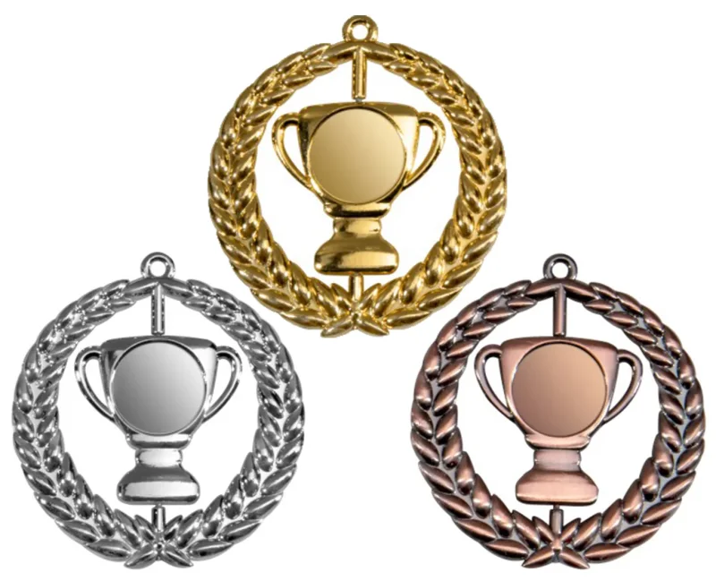 Medaille Gold Silber Bronze neutral