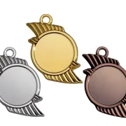Medaille Ø 40 mm in  Gold, Silber und Bronze