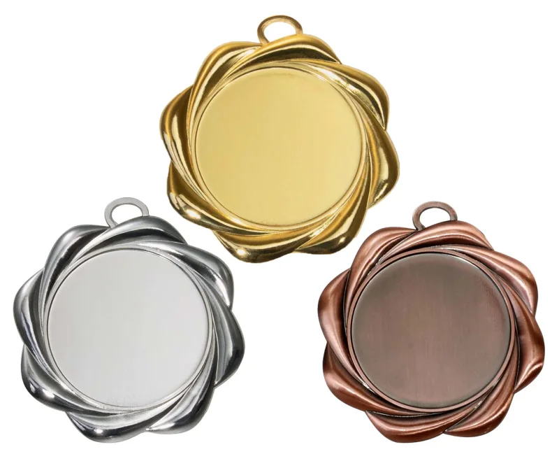 Medaille Gold Silber Bronze neutral