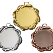 Medaille Gold Silber Bronze neutral