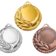 Medaille Ø 40 mm in  Gold, Silber und Bronze