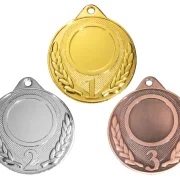 Medaille Ø 40 mm in  Gold, Silber und Bronze