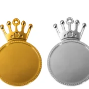 Medaille Gold Silber Bronze neutral