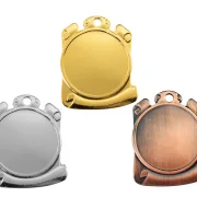 Medaille Ø 40 mm in  Gold, Silber und Bronze