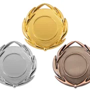 Medaille Ø 40 mm in  Gold, Silber und Bronze