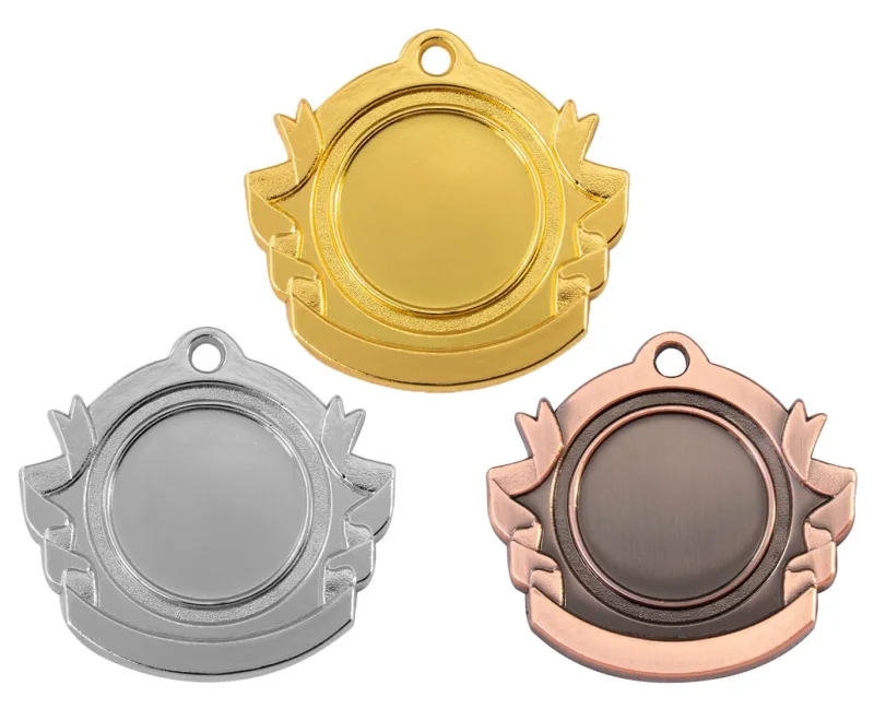 Medaille Ø 40 mm in  Gold, Silber und Bronze
