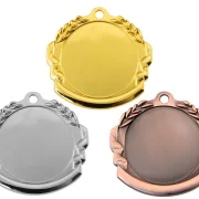 Medaille Gold Silber Bronze neutral