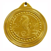 Daumen hoch- Medaille gold