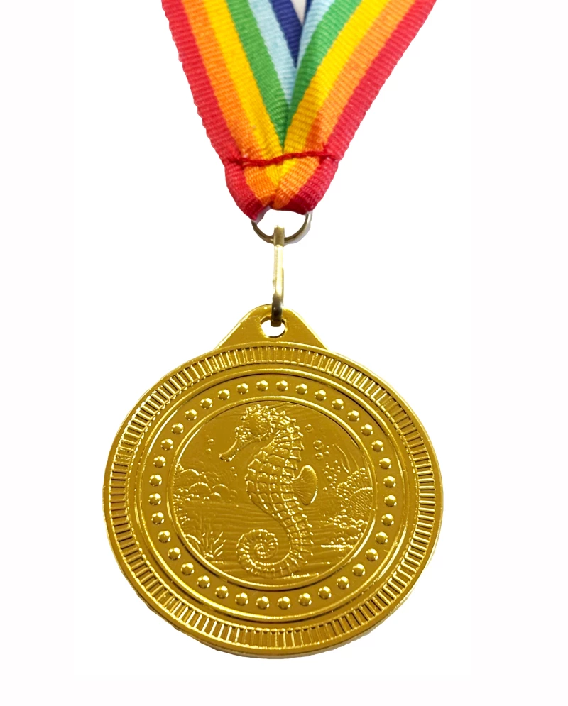 PD S 9385g Medaille Seepferdchen