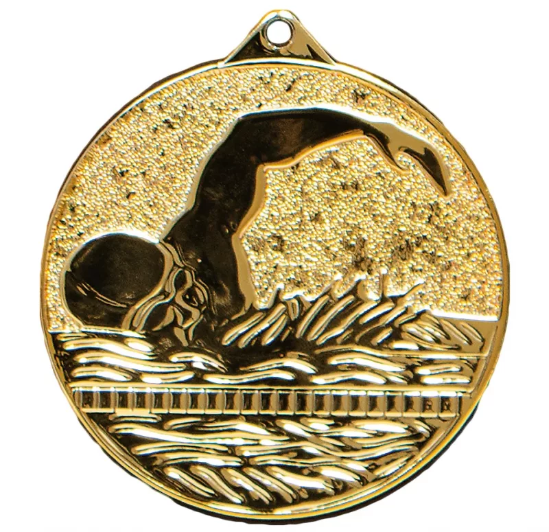 PDR 9200 Stückpreis 1,50 Euro Medaille Schwimmen in 3er Serie Ø 70mm 261 Stück