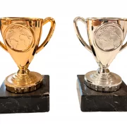 Moderner Pokal Silber
